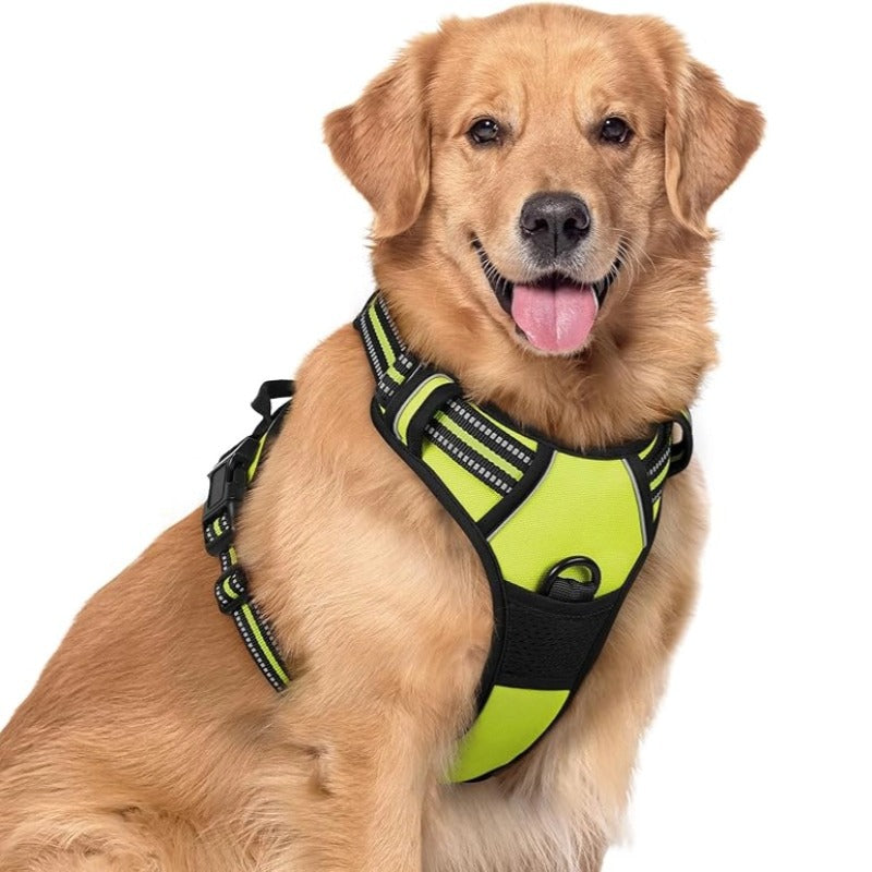 Escape-Proof Dog Harness Vest ??Breathable & No-Pull for All Breeds