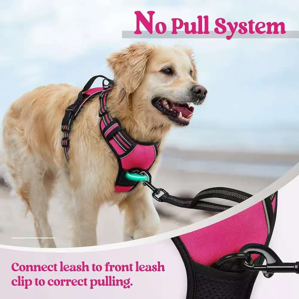 Explosion-Proof Dog Harness Vest — Breathable & Escape-Proof for All Breeds