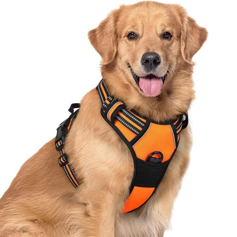 Escape-Proof Dog Harness Vest ??Breathable & No-Pull for All Breeds