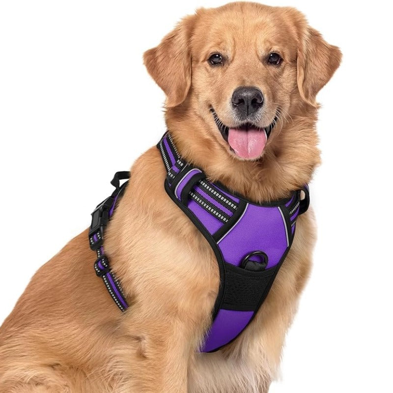 Escape-Proof Dog Harness Vest ??Breathable & No-Pull for All Breeds