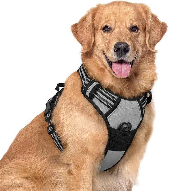 Escape-Proof Dog Harness Vest ??Breathable & No-Pull for All Breeds